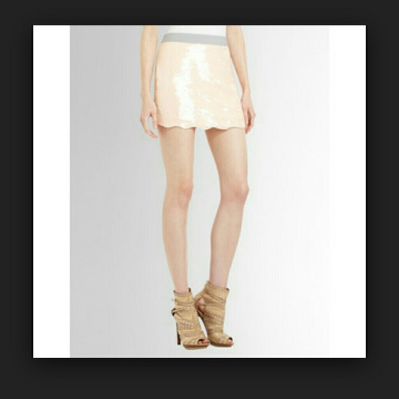 Bcbgmaxazria sequin skirt
