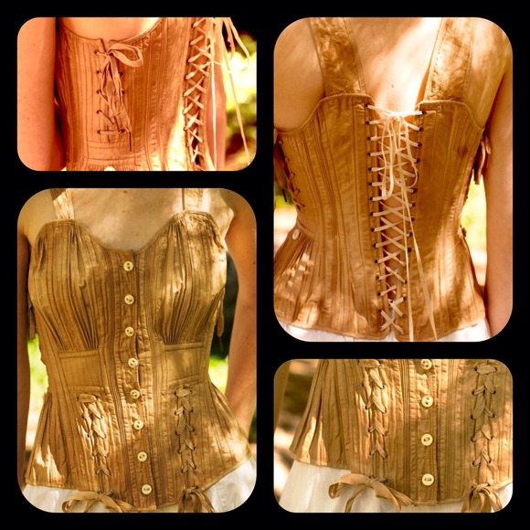 Sale Authentic Vintage 1800's Corset Amazing Find! - Picture 3 of 4
