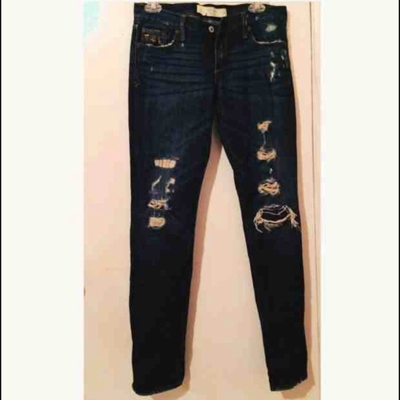 Hollister ripped jeans