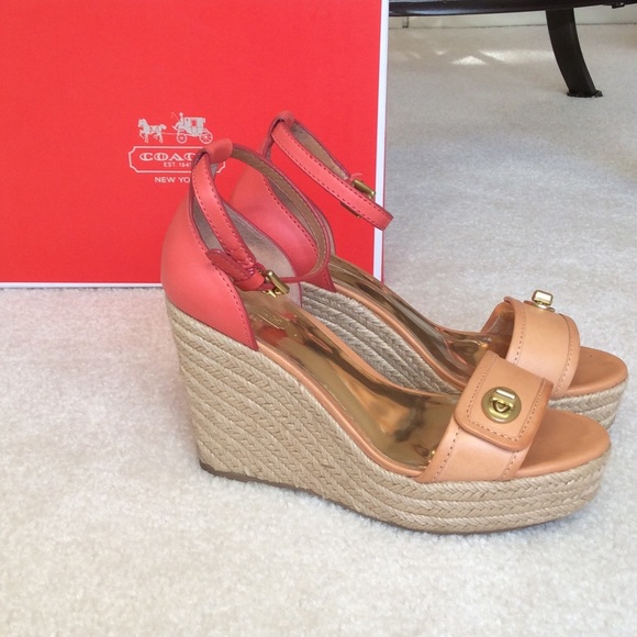 Coach Wedge Sandals. SIZE 6. Comes with box. - Picture 1 of 4
