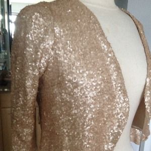 Arden B sequin evening bolero, jacket. Size M