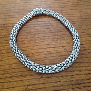 Silver Mesh Necklace
