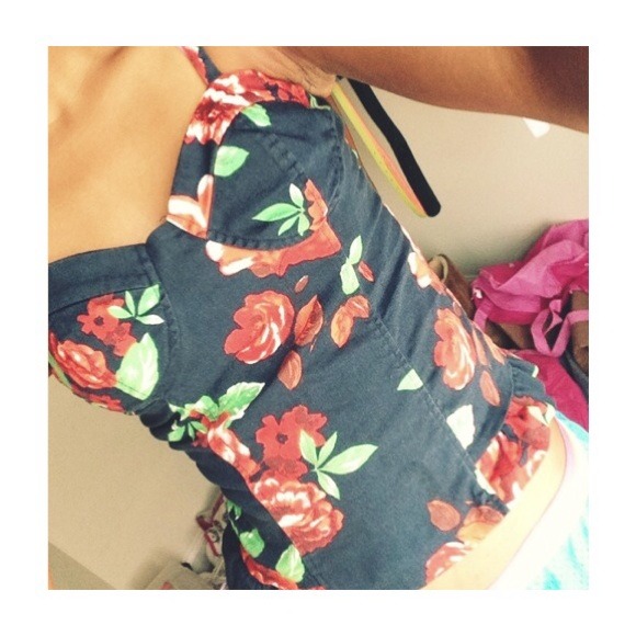 Floral tank top