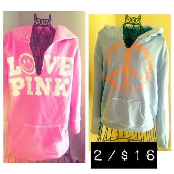 Pink/ aerie sweatshirt.