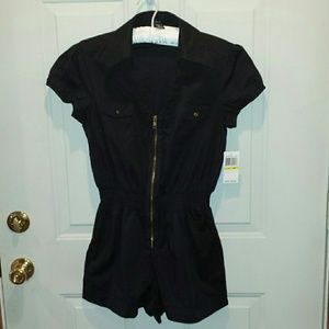 Fabulous zip front romper