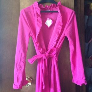 Pink Terrycloth Robe