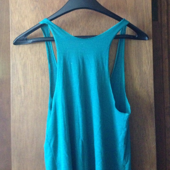 Basic Teal Racerback Tank - Picture 2 of 2