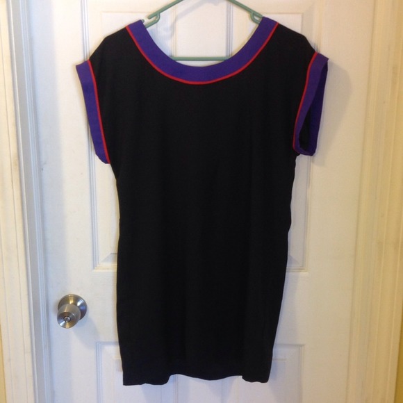 Black shift dress