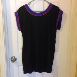 Black shift dress