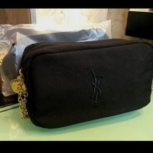 YSL makeup bag