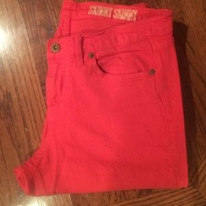 SOLD Coral Madewell Skinny Jean