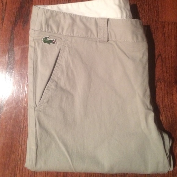 Lacoste Straight Leg Grey Pant