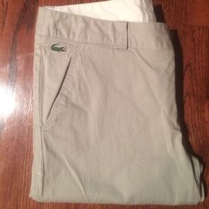 Lacoste Straight Leg Grey Pant