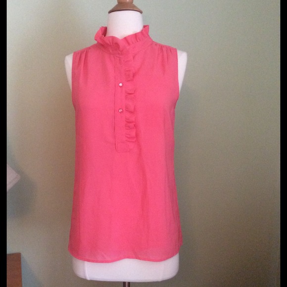  HOST PICK!  J. Crew coral blouse, sz 2