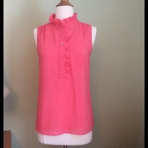  HOST PICK!  J. Crew coral blouse, sz 2