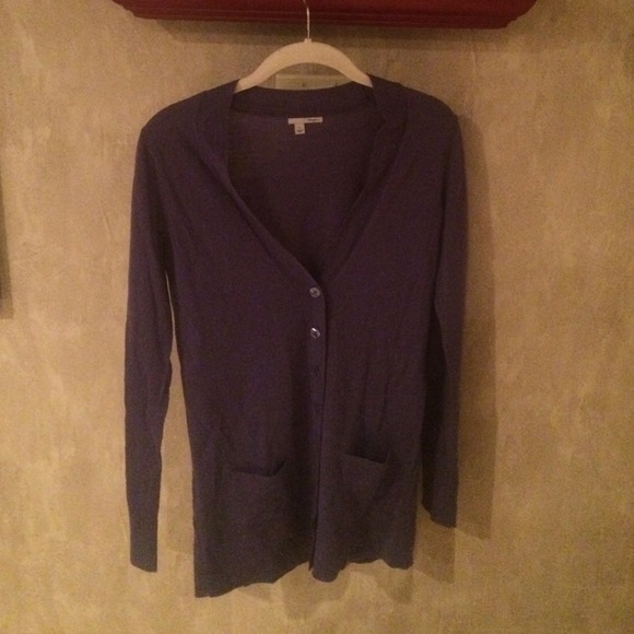 Purple halogen cardigan