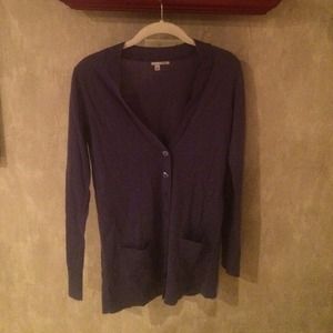Purple halogen cardigan
