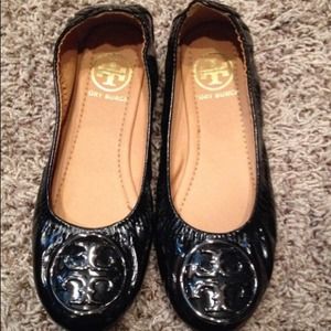 Tory Burch Black Reva flats