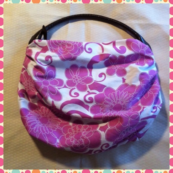 💗SOLD LOCALLY💗Saks Fifth Avenue Floral Handbag