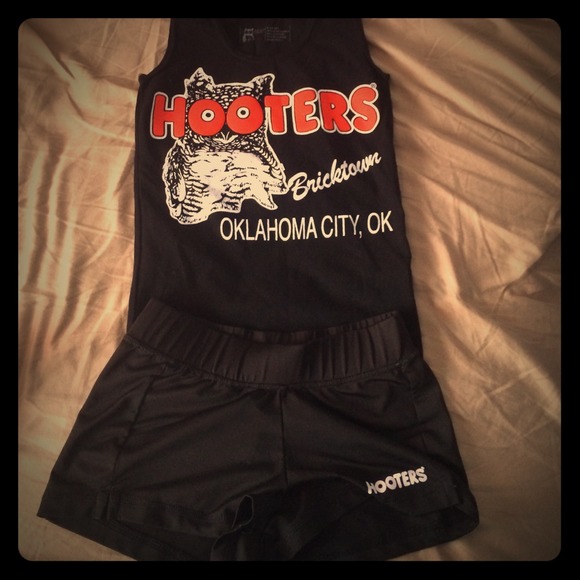 Hooters uniform in black