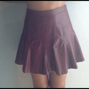 Leather skirt