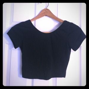 Brandy💗Melville black crop top