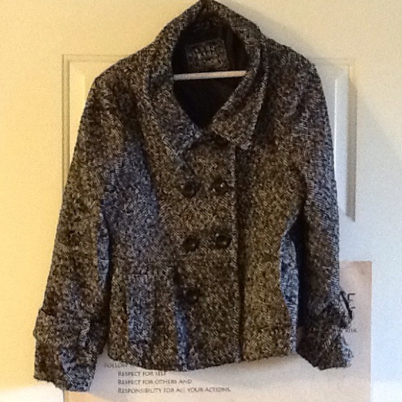 Black and white jacket