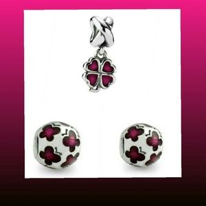 3 Authentic Pandora Charms