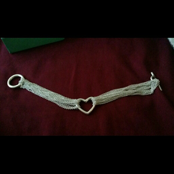 Tiffany & Co Multi Strand Open Heart Bracelet - Picture 3 of 4