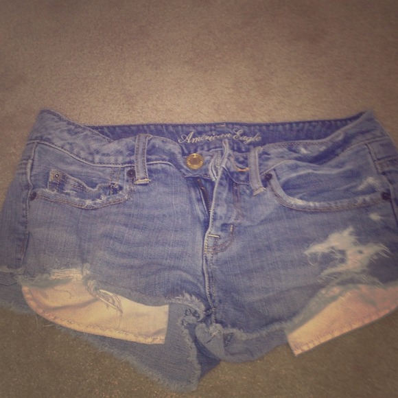 American eagle cut off denim shorts