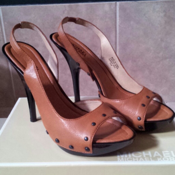 Michael Kors sling back heels.