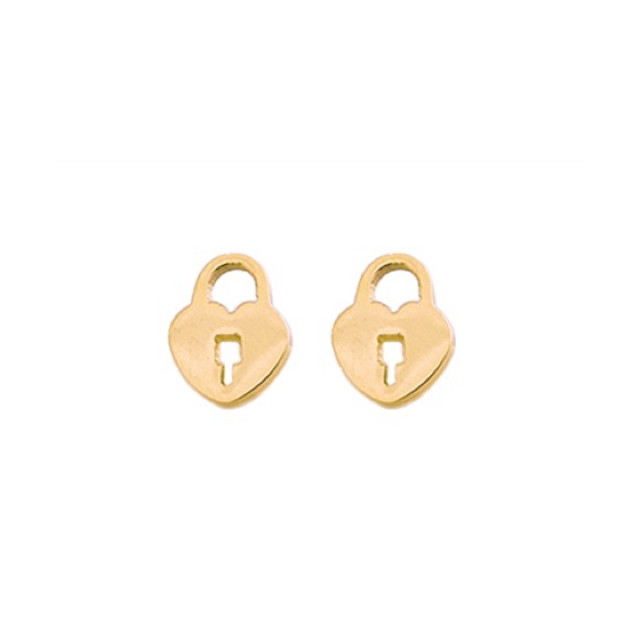 🚨SALE🚨 Gold sweet heart locket stud earrings