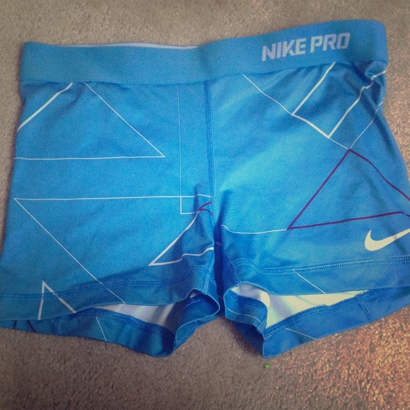 On hold for @sportychic232 Blue nike pro shorts