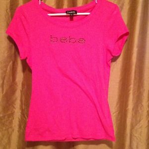 Women's bebe tee shirt