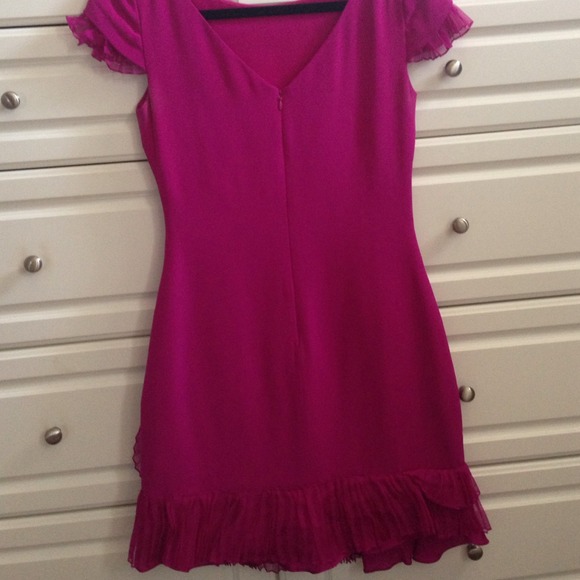 Cocktail dress fuchsia perfect for any event - Picture 2 of 4