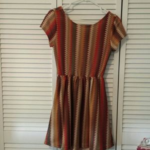 NWOT Modcloth Chevron Dress