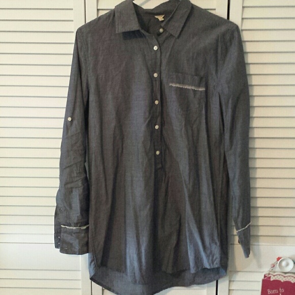 J. Crew Chambray Tunic/coverup