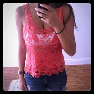 Crochet tank! Lovely for summer wear!