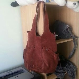 ★FINAL PRICE CUT★ Brown Suede Lucky Brand purse