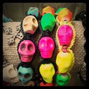 Skull shamballa bracelets