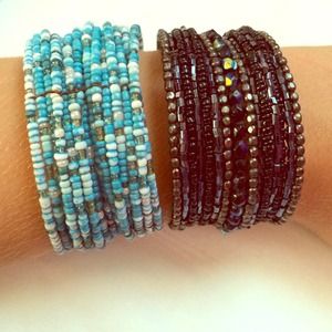 2 cuff bracelets bundled