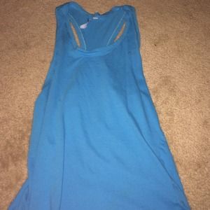 Blue Racerback Tank