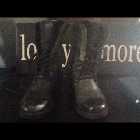 Nine West combat boots.
