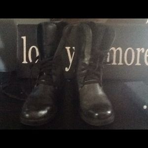 Nine West combat boots.