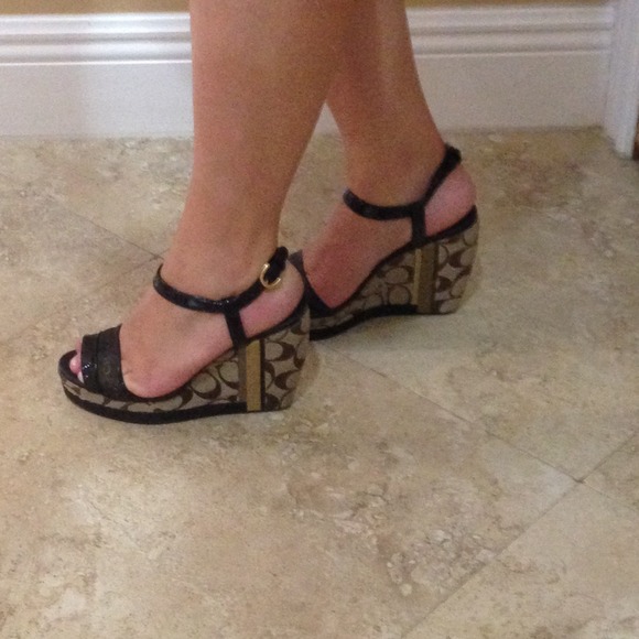 Coach wedge.... Price is firm