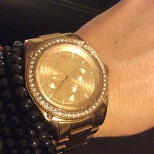 A/X Armani Exchange rose gold watch