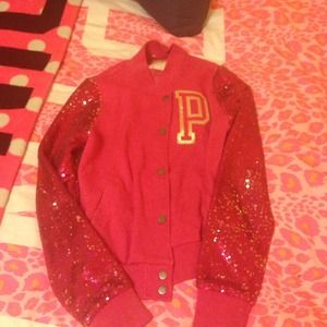 Pink Varsity Jacket