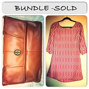 BUNDLE - TB Dena Bag & CR Graphic Shift Dress