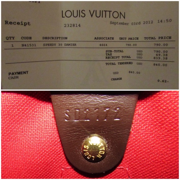 SOLD❌Authentic Louis Vuitton Speedy 30 Damier - Picture 3 of 4