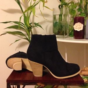 Black booties from Cotton On